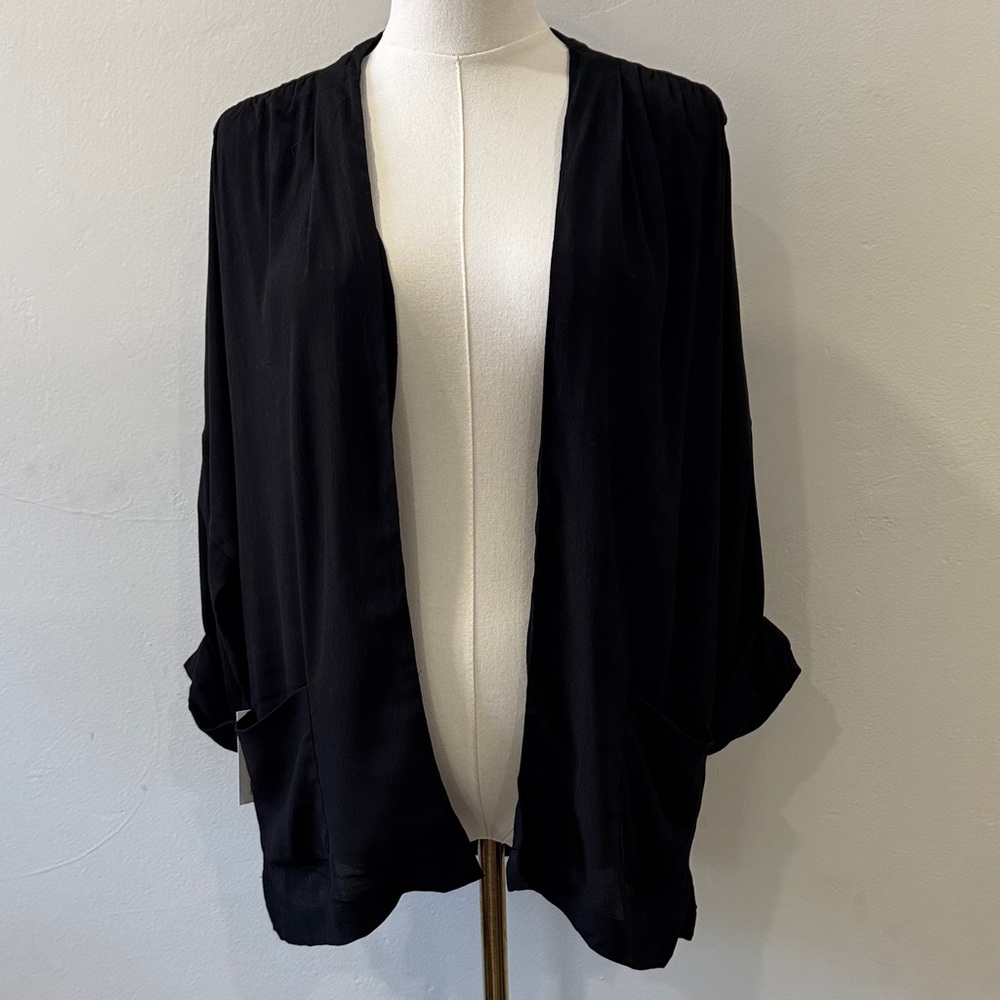 🖤 NWT Aritzia Babaton Open-Front Cardigan – Size Small – 100% Viscose